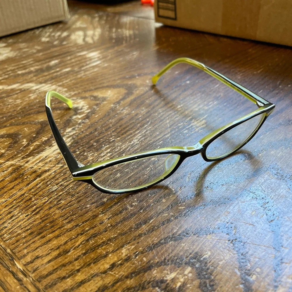 Prodesign Denmark 4616 6032 FRAMES ONLY Eyeglasses Green Black Oval 50-16-135